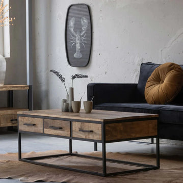 Mangoholz Couchtisch San Diego Mahom