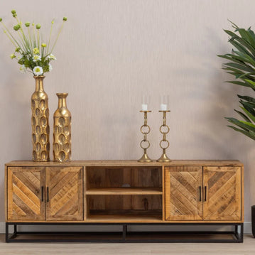 Mangoholz TV-Möbel Reno 180 cm Mahom