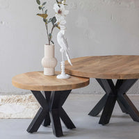 Mangoholz Couchtisch Glendale 70 cm Mahom