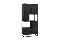 Mangoholz Fächerschrank Florence 90 cm Mahom