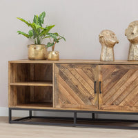 Mangoholz TV-Möbel Reno 140 cm Mahom