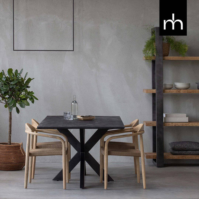 Mangoholz Bücherschrank Durham 160 cm Mahom