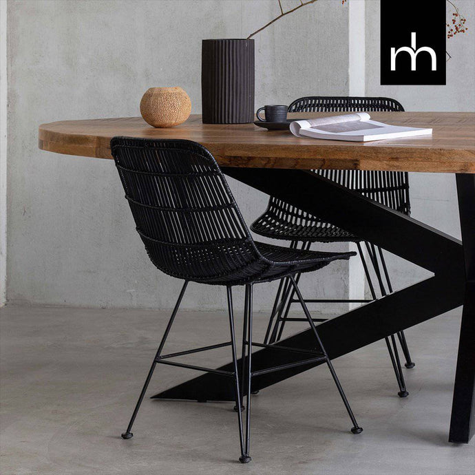 Mangoholz Esstisch Tulsa Oval 240×110 cm Mahom