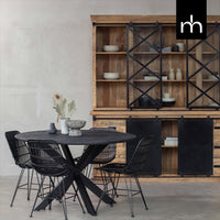 Mangoholz Buffet-Schrank Denver 240×220 cm X Mahom
