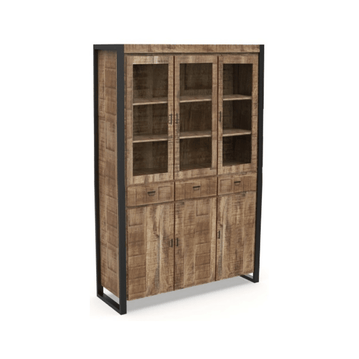Mangoholz Wandschrank Plano 140 cm Mahom