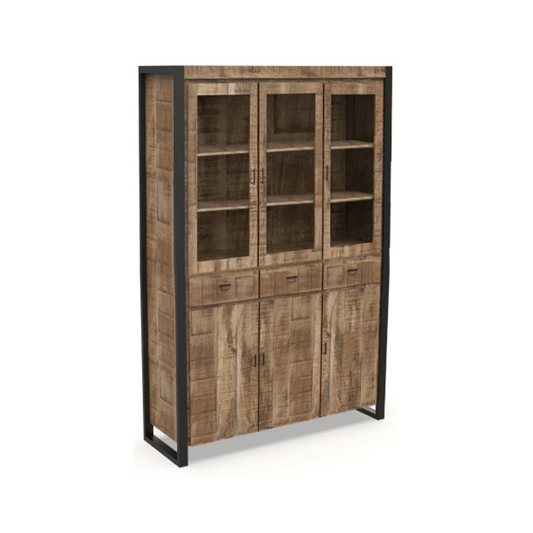 Mangoholz Wandschrank Plano 140 cm Mahom