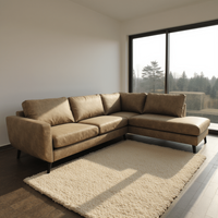 Ecksofa Bonanza 4-Sitzer Rechts Braun