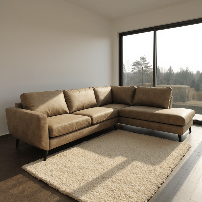 Ecksofa Bonanza 4-Sitzer Rechts Braun