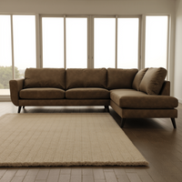 Ecksofa Bonanza 4-Sitzer Rechts Braun