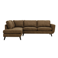 Ecksofa Bonanza 4-Sitzer Links Braun
