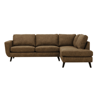 Ecksofa Bonanza 4-Sitzer Rechts Braun