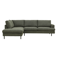 Ecksofa Nolio 4-Sitzer Links Grün