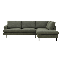 Ecksofa Nolio 4-Sitzer Rechts Grün