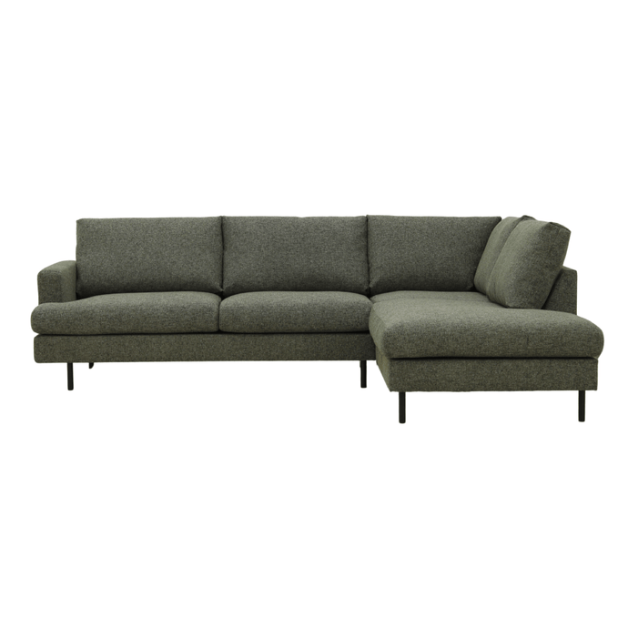 Ecksofa Nolio 4-Sitzer Rechts Grün