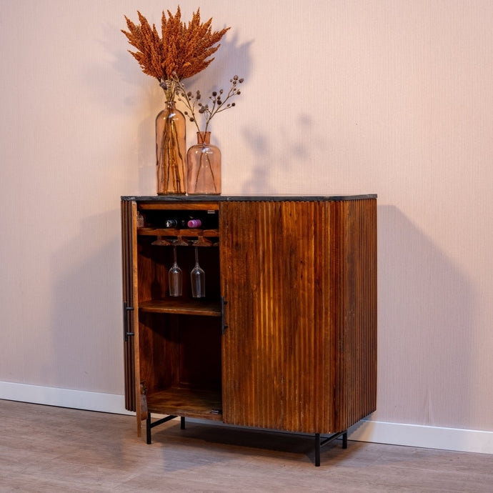 Mangoholz Bar Möbel Austin 100 cm Mahom