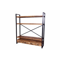 Mangoholz Bücherschrank Britt 180 cm Mahom