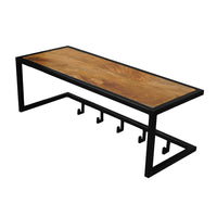 Mangoholz Garderobe 78x30x26 cm Mahom