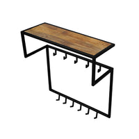 Mangoholz Garderobe 78x30x85 cm Mahom