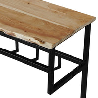 Mangoholz Garderobe 100x33x80 cm Mahom