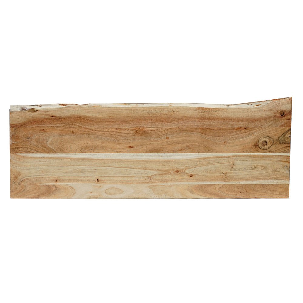 Mangoholz Garderobe mit schwarzem Rahmen