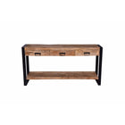 Mangoholz Seitentisch Britt 3 Schubladen Mahom