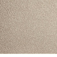 Esszimmerstuhl Lille Sand Bouclé Stoff mit schwarzem Fuß Mahom