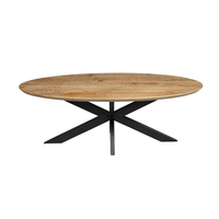 Mangoholz Couchtisch Vicenza Oval Mahom