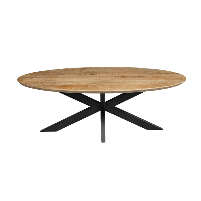 Mangoholz Couchtisch Vicenza Oval Mahom