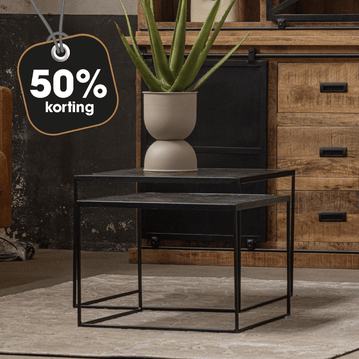Mangoholz Couchtische Dayton (Satz von 2) Mahom