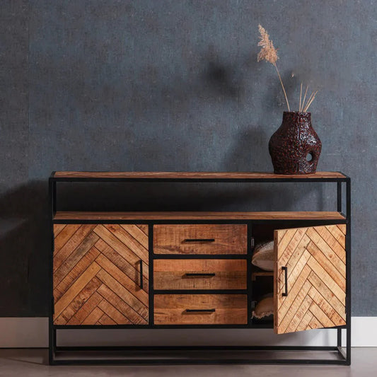 Mangoholz Anrichte Toronto 145x90 cm Mahom