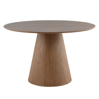 Esstisch Adelaide rund 120 cm Walnuss Mahom