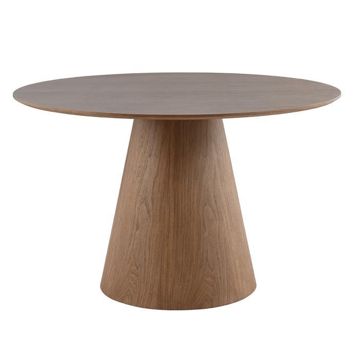 Esstisch Adelaide rund 120 cm Walnuss Mahom