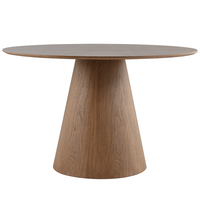 Esstisch Adelaide rund 120 cm Walnuss Mahom