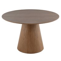 Esstisch Adelaide rund 120 cm Walnuss Mahom