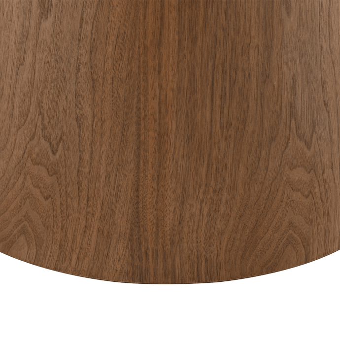 Esstisch Adelaide rund 120 cm Walnuss Mahom