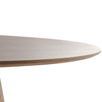 Esstisch Adelaide rund 120 cm Walnuss Mahom