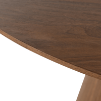 Esstisch Adelaide rund 120 cm Walnuss Mahom