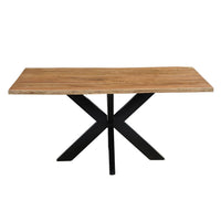 Akazienholz Esstisch Edge Rechteck 160x90 cm Mahom