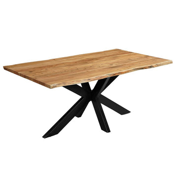 Akazienholz Esstisch rechteckig 180x100 cm