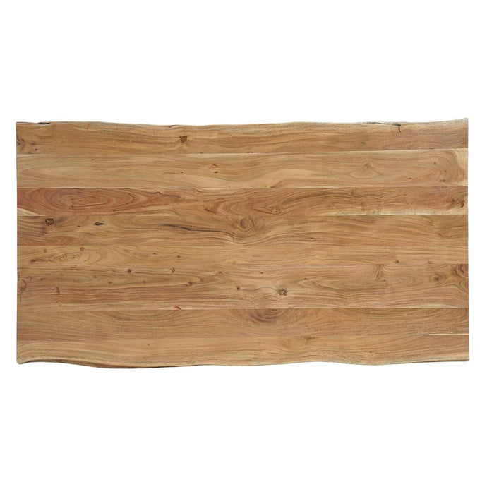 Akazienholz Esstisch Edge Rechteck 180x100 cm Mahom