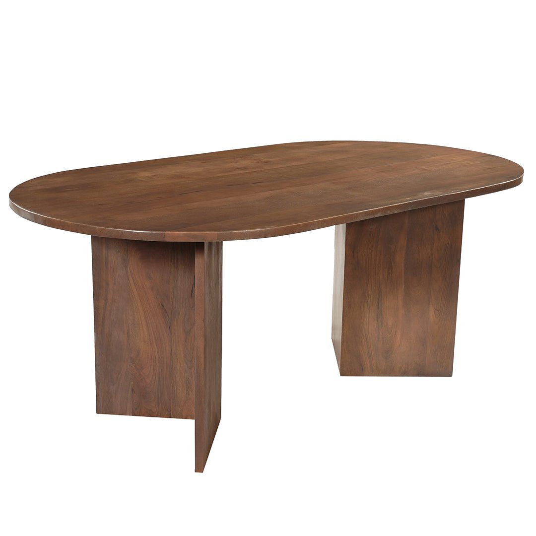 Mangoholz Esstisch Walnuss 180x100 cm