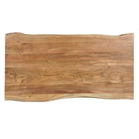 Akazienholz Esstisch Edge Rechteck 200x100 cm Mahom