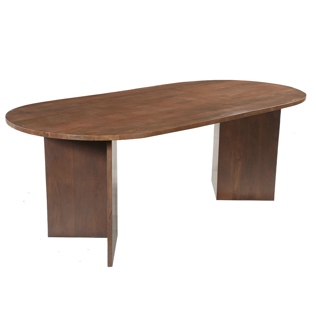 Mangoholz Esstisch Walnuss 220x100 cm