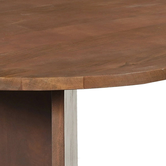Mangoholz Esstisch Sara 210x100 cm Walnuss Mahom