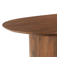 Mangoholz Esstisch Chiara 220x100 cm Walnuss Mahom