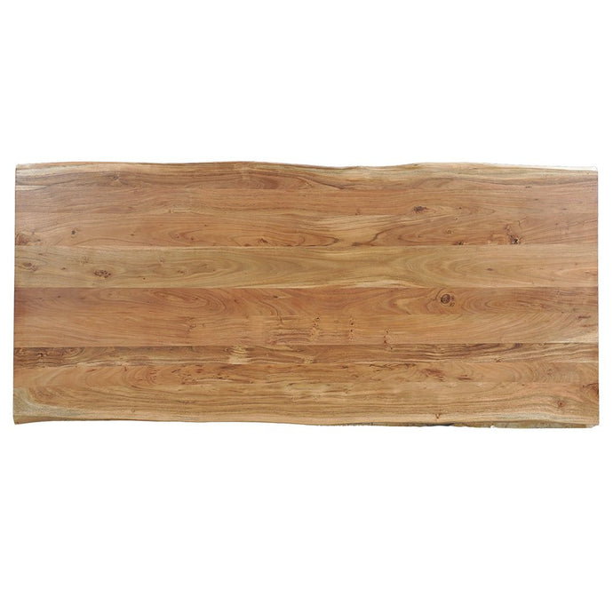 Akazienholz Esstisch Edge Rechteck 220x100 cm Mahom