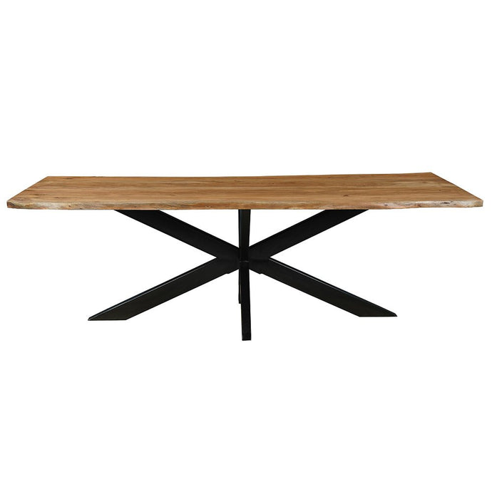 Akazienholz Esstisch Edge Rechteck 240x100 cm Mahom