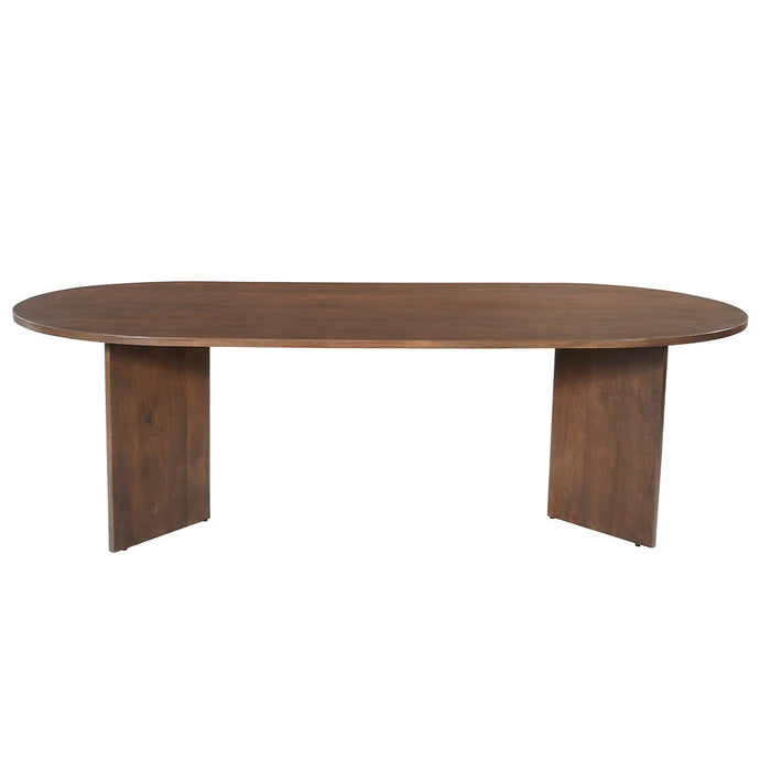 Mangoholz Esstisch Sara 240x110 cm Walnuss Mahom