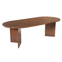 Mangoholz Esstisch Sara 240x110 cm Walnuss Mahom