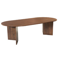 Mangoholz Esstisch Sara 260x120 cm Walnuss Mahom